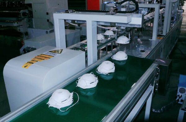 Cup Mask Production Line (Inner filter Preforming, Head Strap Stapling or Welding) - Image 2