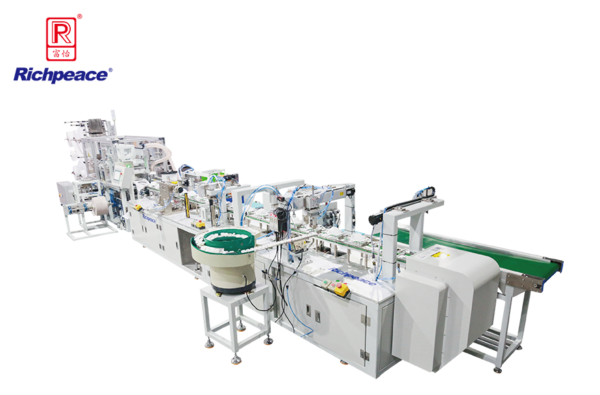 Cup Mask Production Line (Outer nose clip, breathing valve, headband buckle, and sponge ring)