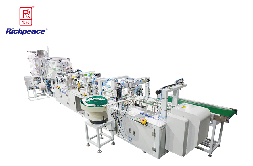 Cup Mask Production Line (Outer nose clip, breathing valve, headband buckle, and sponge ring)
