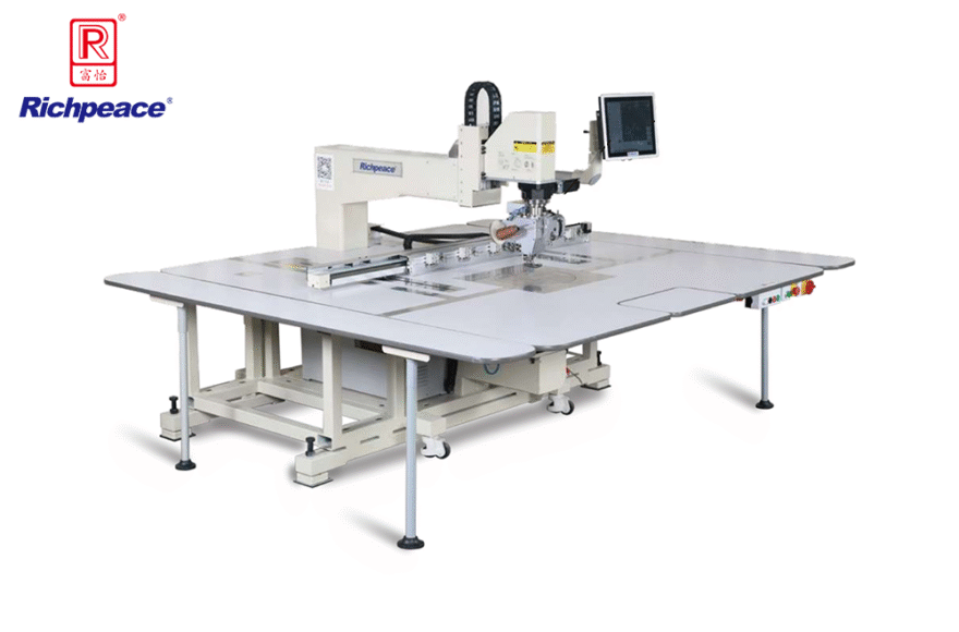 Richpeace Automatic 360° Rotary Single Needle Sewing Machine(Vertical Hook-Garment)