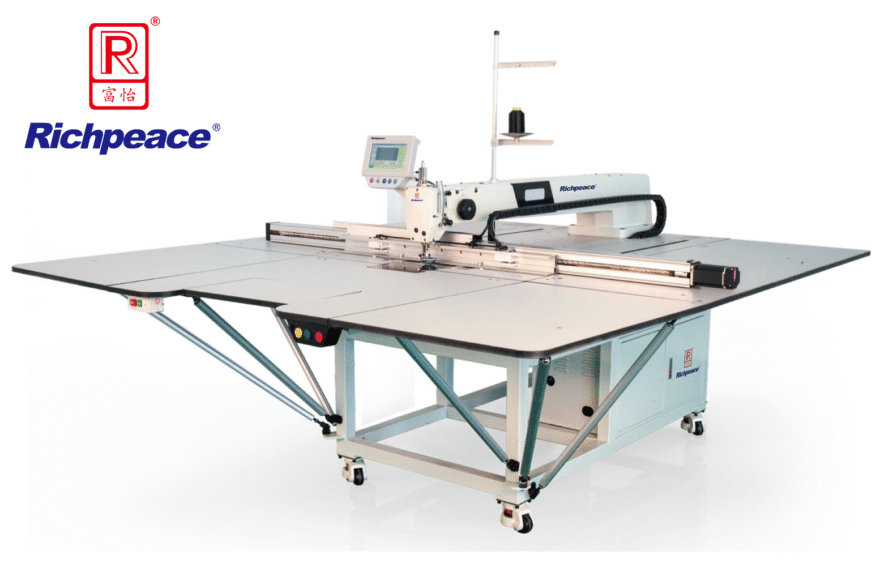 Richpeace Garment Automatic Template Sewing Machine (Fixed Head with Dual Lead Screws)