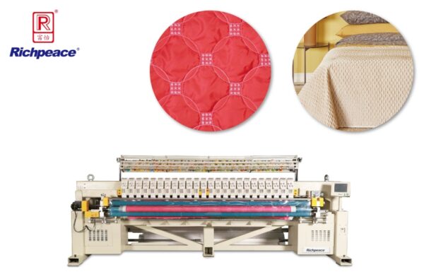 Richpeace Computerized Multi-color Single Roll Quilting and Embroidery Machine - Image 2