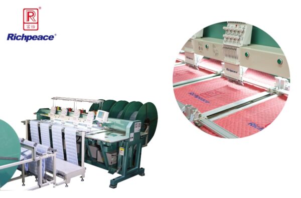 Continuous Feeding Mattress Border Embroidery Machine - Image 2