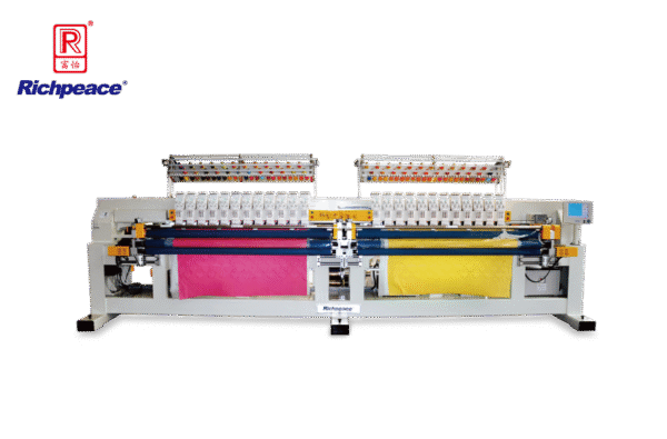 Richpeace Computerized Multi-color Double Roll Quilting and Embroidery Machine