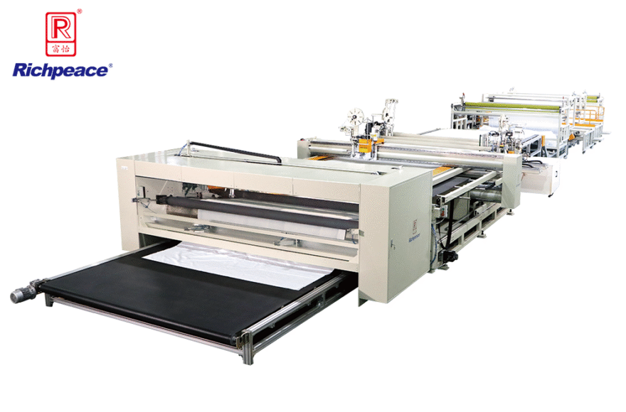 Richpeace Comforter Four Side Sewing and Cutting Production Line