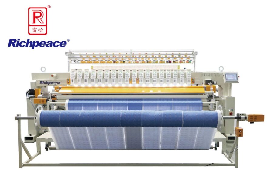 Richpeace Mattress Border Multi-color Automatic Quilting Embroidery Cutting Machine