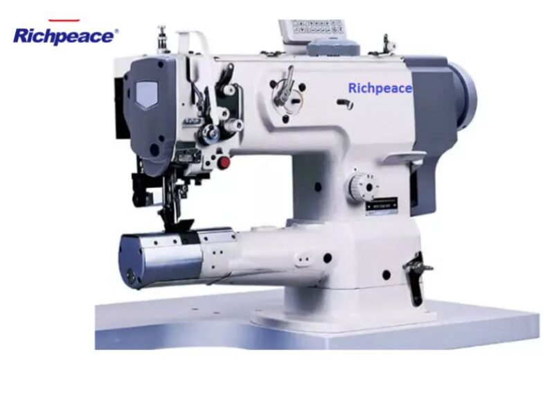 Richpeace Direct Drive Post Bed Type On-Off Right Cutting Compound Feed Sewing Machine