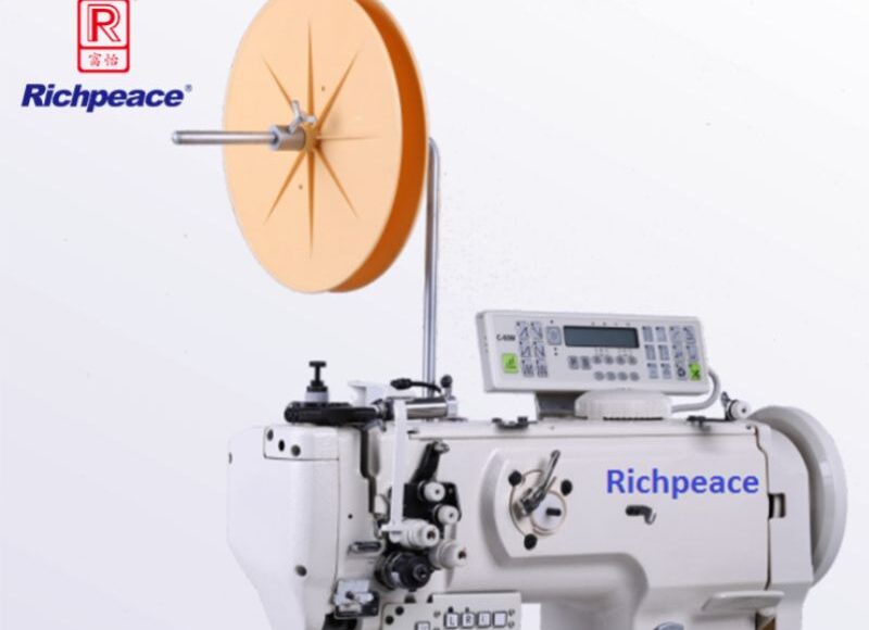 Richpeace Auto trimming Velcro Attaching Sewing Machine