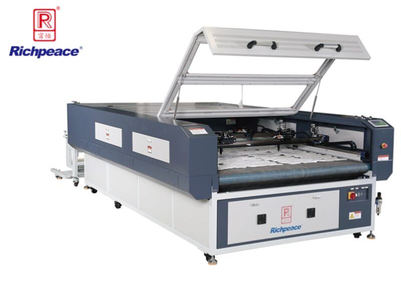 Richpeace Double Crossbeam Asynchronous Automatic Feeding Laser Engraving and Cutting Machine