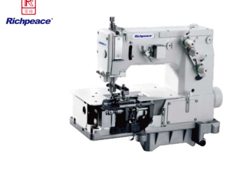 Richpeace Double Needle Flat-bed Making Belt Loop With Front Fabric Butter(the Width Of Belt Loop)