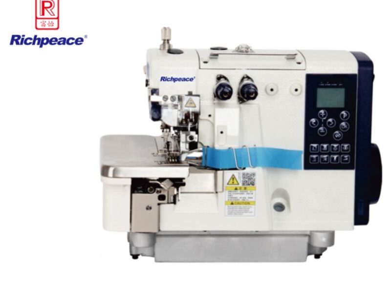 Richpeace Super high speed stepping computer pocket overlock sewing machine