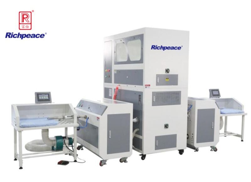 Richpeace Automatic Double-head Eight-scale Down & Cotton Integrated Filling Machine